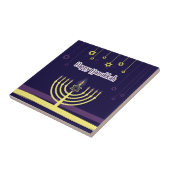 Happy Hanukkah Tegeltje (Zijkant)