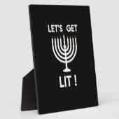 Happy Hanukkah Tis The Season Get Fotoplaat (Zijkant)