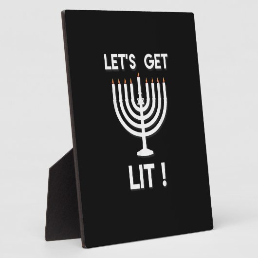 Happy Hanukkah Tis The Season Get Fotoplaat (Zijkant)