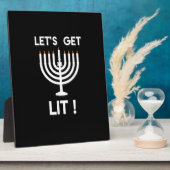 Happy Hanukkah Tis The Season Get Fotoplaat (Zijkant)