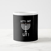 Happy Hanukkah Tis The Season Get Grote Koffiekop (Voorkant)