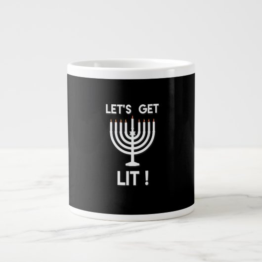 Happy Hanukkah Tis The Season Get Grote Koffiekop (Voorkant)