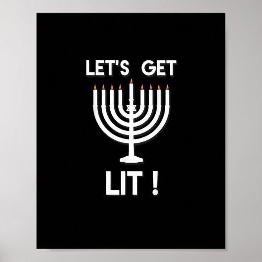 Happy Hanukkah Tis The Season Get Poster (Voorkant)