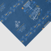 Happy Hanukkah-tissuepapier voor cadeautjes Tissuepapier (Detail)