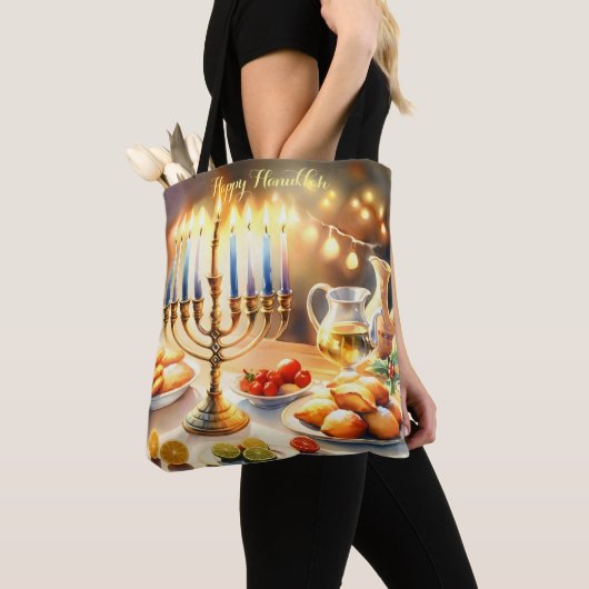 Happy Hanukkah Tote Bag (Dichtbij)