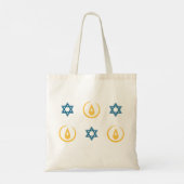 Happy Hanukkah Tote Bag (Achterkant)