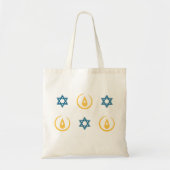 Happy Hanukkah Tote Bag (Voorkant)