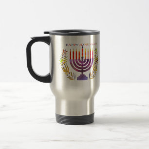 Happy Hanukkah Travel Mug Reisbeker