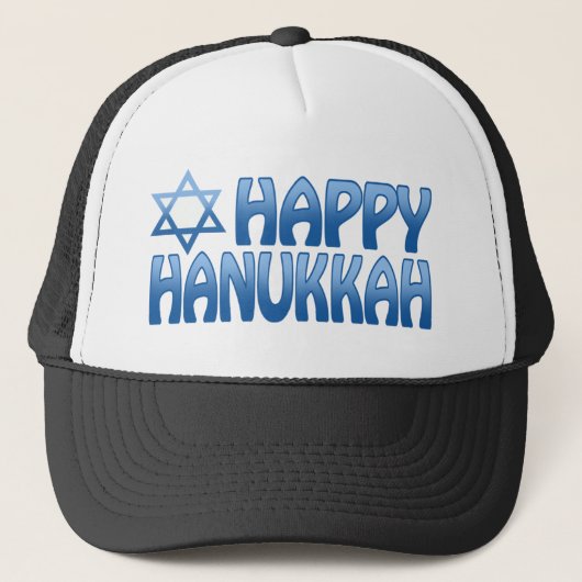 Happy Hanukkah Trucker Pet (Voorkant)