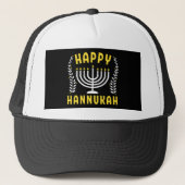 Happy Hanukkah Trucker Pet (Voorkant)