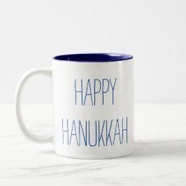 Happy Hanukkah Tweekleurige Koffiemok