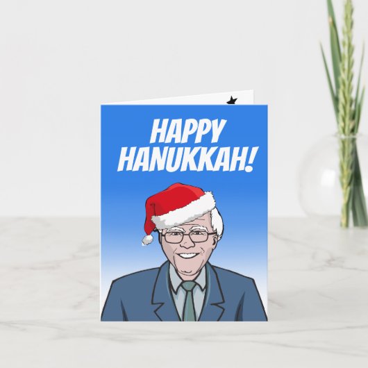 Happy Hanukkah uit Bernie Sanders Kaart (Voorkant)