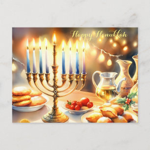 Happy Hanukkah Uitnodiging Briefkaart
