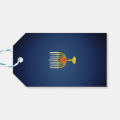 HAPPY HANUKKAH Vakantie  Cadeau Label Cadeaulabel (Achterkant Horizontaal)