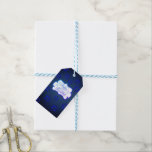 HAPPY HANUKKAH Vakantie  Cadeau Label Cadeaulabel<br><div class="desc">HAPPY HANNUKAH Holiday Gift Label met Sterren van David, Menorah en Blauw patroon - Met een onmiskenbare stijlvolle stijl is dit unieke Hanukkah cadeau label perfect om tijdens het vakantieseizoen glimlach te brengen op de gezichten van je vrienden en familie!! Dit is een prachtig Chanoeka cadeau accessoire met een prachtige...</div>