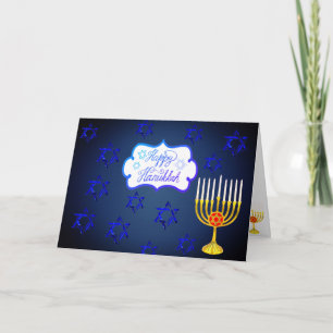 HAPPY HANUKKAH VAKANTIE  WENSKAART KAART
