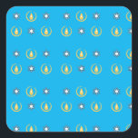 Happy Hanukkah Vierkante Sticker<br><div class="desc">Happy Hanukkah</div>