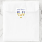 Happy Hanukkah! Vierkante Sticker (Tas)