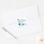 Happy Hanukkah! Vierkante Sticker (Envelop)