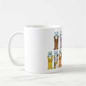 Happy Hanukkah voor Cat Lover Koffiemok (Links)