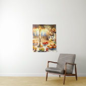 Happy Hanukkah Wandkleed (In situ)