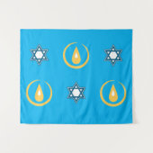 Happy Hanukkah Wandkleed (Voorkant (horizontaal))