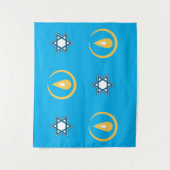 Happy Hanukkah Wandkleed (Voorkant)