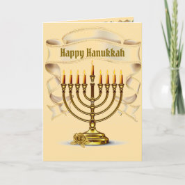 Happy Hanukkah Wenskaart Bedankkaart