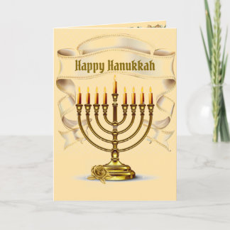 Happy Hanukkah Wenskaart Bedankkaart