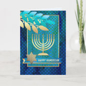 Happy Hanukkah.  Wenskaarten Feestdagen Kaart (Voorkant)