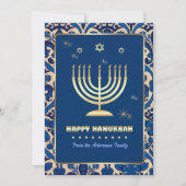 Happy Hanukkah. Wenskaarten Feestdagenkaart (Voorkant)