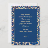 Happy Hanukkah. Wenskaarten Feestdagenkaart (Achterkant)