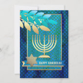 Happy Hanukkah.  Wenskaarten Feestdagenkaart (Voorkant)