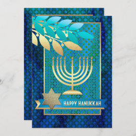Happy Hanukkah.  Wenskaarten Feestdagenkaart