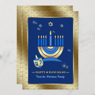 Happy Hanukkah.  Wenskaarten Feestdagenkaart