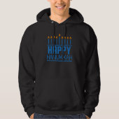 Happy Hanukkah  Women Men Kids Jewish Menorah Chan Hoodie (Voorkant)