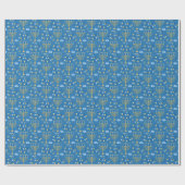 Happy Hanukkah Wrapping Paper Cadeaupapier (Vlak)
