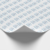 Happy Hanukkah Wrapping Paper Cadeaupapier (Hoek)