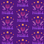 Happy Hanukkah Wrapping Paper Cadeaupapier<br><div class="desc">.Viel acht dagen en acht nachten van het festival van Lichten met Hanoekakaarten en geschenken. Het festival van de lichten is hier. Licht de menorah aan, speel met het droesdel en feast op latkes en sufganiyots. Viel de geest van Hanukkah met vrienden, familie en geliefden om hen Happy Hanukkah te...</div>