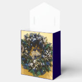 Happy Hanukkah Wreath Jewish Holiday Bedankdoosjes (Geopend)