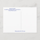 Happy Hanukkah Wreath Jewish Holiday Greeting Briefkaart (Achterkant)
