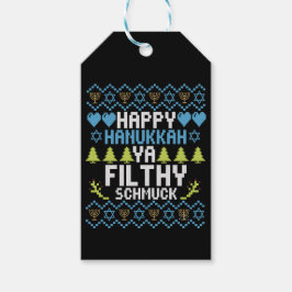 Happy Hanukkah Ya Filthy Schmuck Jewish Sweater Cadeaulabel