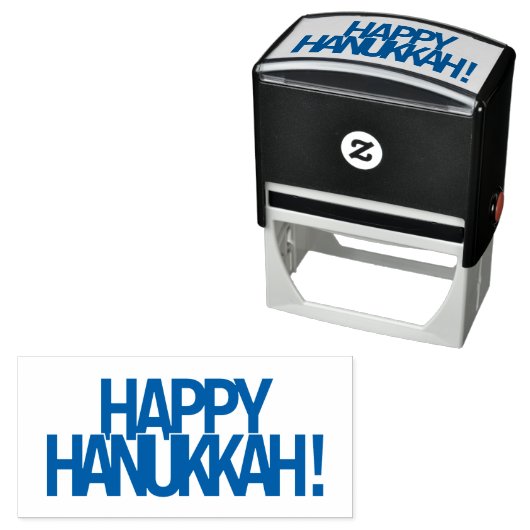Happy Hanukkah! Zelfinktende Stempel (In situ)