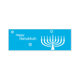 Happy Hanukkah Zelfinktende Stempel