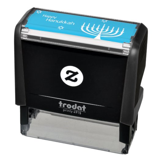 Happy Hanukkah Zelfinktende Stempel (Product)