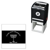 Happy Hanukkah! Zelfinktende Stempel (In situ)