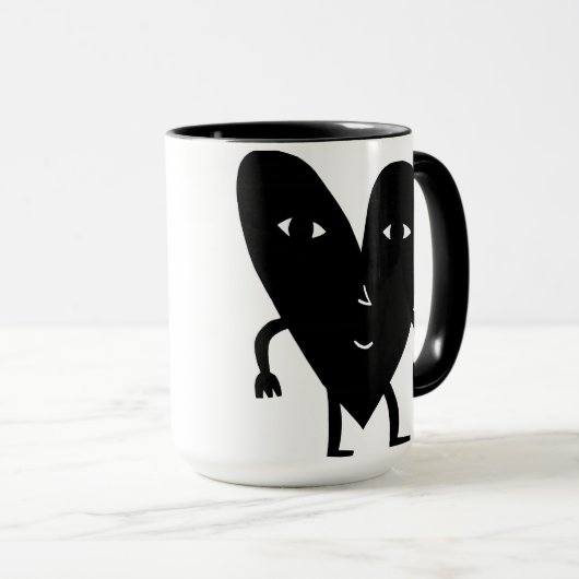 Happy Happiness Sunshine Heart Mok (Voorkant rechts)