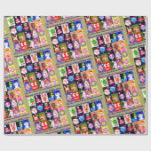 Happy happy holidays!! cadeaupapier (Vlak)