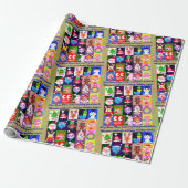 Happy happy holidays!! cadeaupapier (Uitgerold)