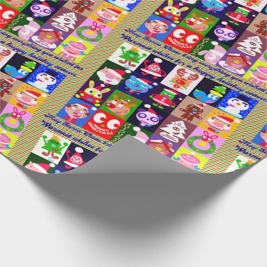 Happy happy holidays!! cadeaupapier (Hoek)